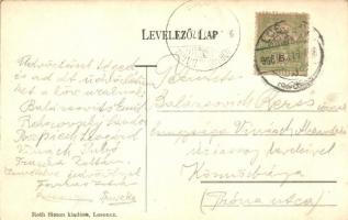 Losonc, Lucenec; Gácsi utca, Neumann Henrik kereskedése. Roth Simon kiadása / street, shop