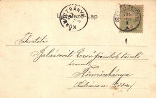 Selmecbánya, Banska Stiavnica; Bányászati és erdészeti akadémia, kiadó Ernst Zsigmond üzlete / acade...