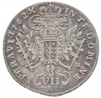 Ausztria 1762P-R 7kr Ag "I. Ferenc" (3,15g) T:1- / 
Austria 1762P-R 7 Kreuzer Ag "Fr...