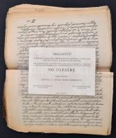 Degen Árpád botanikus hagyatéka fedeles dobozban (kéziratok sokszorosítva): 1884 Állatfejlődéstan, 1...