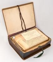 Degen Árpád botanikus hagyatéka fedeles dobozban (kéziratok sokszorosítva): 1884 Állatfejlődéstan, 1...