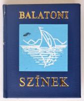 Andruskó Károly: Balatoni színek. Bp., 1975, Egyetemi Nyomda. A szerző dedikációjával. Minikönyv, 111. számú sorszámozott példány, készült 300 példányban. Műbőr kötésben, jó állapotban.