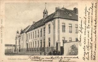 Zólyom, Zvolen; Zsinagóga, polgári fiúiskola / synagogue, school (b)