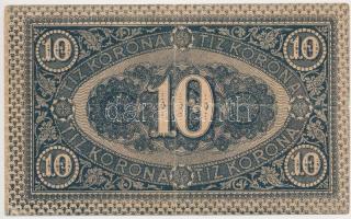 1919. augusztus 9. 10K T:III fo. /
Hungary 9th August 1919 10 Korona C:F spotted 
Adamo K13