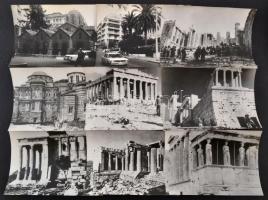 cca 1970 Athens Hungarian press photos with description 12x18 cm cca 1970 Athén 15 db feliratozott M...