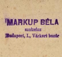 cca 1910-1920 A vezekényi csatamezőn elesett Esterházyak emlékműve, oroszlánszobor, készítette Marku...