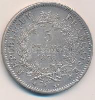 Franciaország 1876A 5Fr Ag "I. Lajos Fülöp" (25,00g) T:2,2- ph.
France 1876A 5 Francs Ag ...