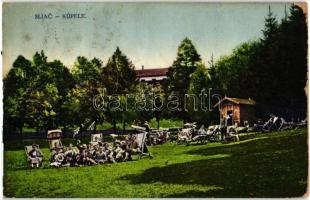 Szliács-fürdő, Sliac Kúpele; napfürdő / sun-bathing (EK)