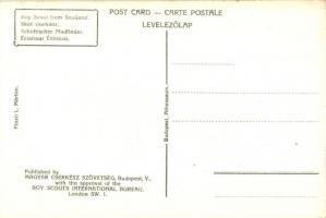 Skót cserkész; kiadja a Magyar Cserkész Szövetség / boy scout from Scotland s: Márton L