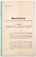 1873 A hadsereg számára szükséges lovak beszerzési szabályzata, részletes leírás, hozzá fűzve a hivatkozott melléklet is, pp.:38, 33x20cm