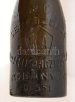 cca 1900 Dreher Antal K.A. sörös palack "kiviteli marcziusi sör" felirattal, hibátlan, 0,5...