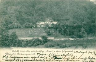 Máramaros Hunting-castle Kuzi with Tisza river