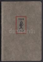 1948 A Kner nyomda előjegyzési naptár, kitöltve minden nap időjárásával és egyéb napi bejegyzésekkel
