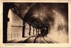 Weinzetteltunnel, Semmeringbahn / locomotive, railway tunnel (EK)
