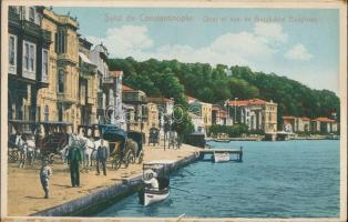 Constantinople, Istanbul; Collection Ludwigsohn - leporellocard with 12 postcards