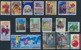 19 klf bélyeg, közte 4 db sor, 19 stamps