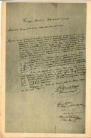 Görgei Arthur levele Kossuth Lajosnak, Komlós Negyvennyolc sorozat I.No. 27. / Arthur Görgeis letter to Lajos Kossuth