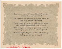 1848. 10Ft "Kossuth bankó" piros tintafolttal (érvénytelenítés?) T:I-,II 3mm-es szakadás, ...