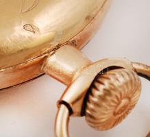 cca 1920 Elgin aranyozott zsebóra, másodperc mutatóval, díszes hátlappal, működik. /
cca 1920 Elgin...