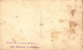 Dreischusterspitze, Punta dei Tre Scarperi; Hütte, Schuster, Gsellknoten, Tyrol / rest house, photo ...