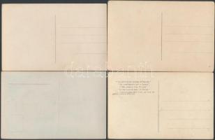 Régi szépségkirálynők (8 db) Régi külföldi színésznők (2 db) / postcard collection with 8 beauty que...