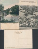 Ausztria - 9 db régi városképes lap + 1 kabintefotó Grazról / collection of 9 Austrian postcards and...