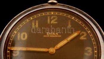 cca 1910 Doxa Anti-magnetic másodpercmutatós zsebóra,megsárgult üveggel, szériaszámmal (2428078), mű...