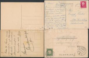 Németország  - 9 db régi városképes lap, közte dombornyomású litho is / collection of 9 German postc...