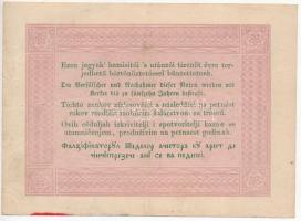 1848. 5Ft "Kossuth bankó" barna, piros tintafolttal (érvénytelenítés?) T:III szép papír! /...