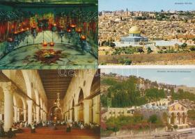 83 db MODERN izraeli városképes lap / 83 modern Israeli town-view postcards