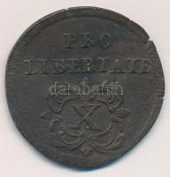 1706C-M X Poltura Cu "II. Rákóczi Ferenc" Kassa (8,25g) T:2 kis rep.
Hungary 1706C-M X Po...