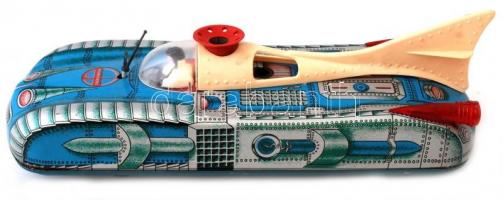 cca 1980 Holdautó. Interkozmosz speciális kiadás. Lemezárugyári játék eredeti dobozában, újszerű áll...