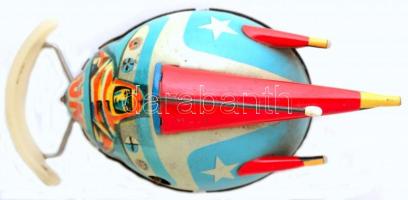 cca 1970 Luna holdjáró. Lemezárugyári játék, Felhúzhatós, kulcs nélkül, újszerű állapotban.  / Vinta...