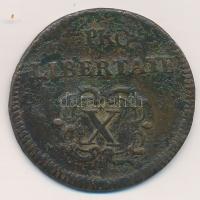 1704. X Poltura Cu "II. Rákóczi Ferenc" (7,78g) T:2,2- 
Hungary 1704. X Poltura Cu "...