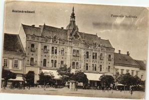 Szatmárnémeti, Satu Mare; Pannonia Szálloda, kiadja Lővy Miksa / hotel (EK)