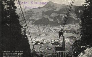 Kitzbühel, Schwebebbahn gegen das Kitzbüheler Horn / cable car