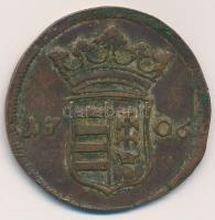 1706. X Poltura Cu "II. Rákóczi Ferenc" (7,93g) T:2 Hungary 1706. X Poltura Cu "Francis II Rákóczi" (7,93g) C:XF  Huszár: 1535., Unger II.: 1133.a