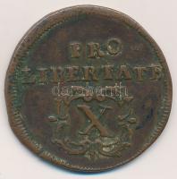 1706. X Poltura Cu "II. Rákóczi Ferenc" (7,93g) T:2
Hungary 1706. X Poltura Cu "Fran...