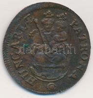 1705K-B Rézpoltúra "II. Rákóczi Ferenc" (2,47g) T:2- ph.
Hungary 1705. Poltura "Fran...