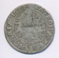 1670K-B 6kr Ag "I. Lipót" Körmöcbánya (2,56g) T:3
Hungary 1670. 6 Kreuzer Ag "Leopol...