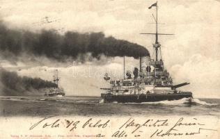 Osztrák-magyar hadihajó / K.u.K. Kriegsmarine, Pola, Phot. Alois Beer