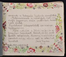 1941 Egy nagyváradi leányiskolától egy budapesti testvériskolának küldött irredenta hangvételű kézze...