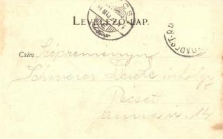 1899 Dombóvár, Korona szálloda, szekér