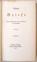 Cicero. Briefe. Nach der Uebersetzung von C. M. Wieland neu herausgegeben. I.-IV: München & Leip...