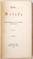 Cicero. Briefe. Nach der Uebersetzung von C. M. Wieland neu herausgegeben. I.-IV: München & Leip...