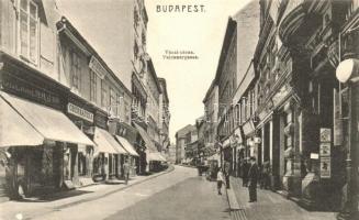 Budapest V. Váci utca, Obermeier J, és Oberbauer A. üzlete (Rb)
