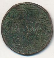 1172-1196. Rézpénz Cu "III. Béla" (2,05g) T:2,2- erős patina
Huszár 72., Unger I.: 114
