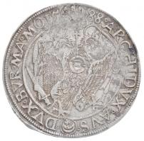 Ausztria 1588. Tallér Ag "II. Rudolf" Joachimsthal (28,81g) T:2- ph., kis patina / 
Austr...