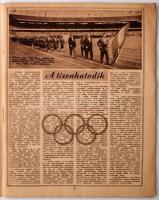 1956 A Melbournei Olimpia, sok fotóval illusztrált nyomtatvány, pp.:62, 30x23cm