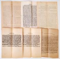 cca 1950 dr. Rajki Jenő bíró aktája, az Igazságügyminisztérium személyzeti főosztály-nyilvántartása ...